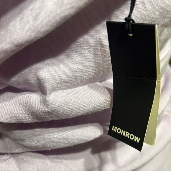 Monrow Light Pink Gathered Midi Dress - Picture 7 of 9